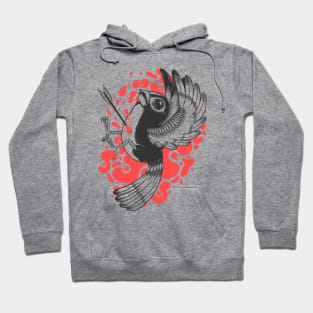 bird in blood modern Hoodie